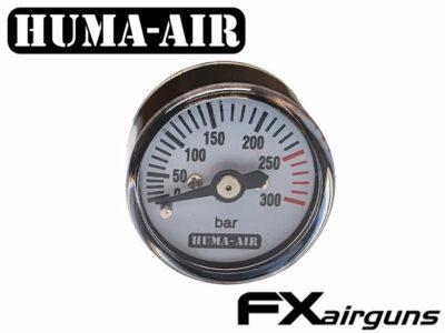 FX Pressure Gauge 25mm, Round Body, By Huma-Air