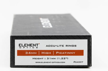 Element Optics Accu Lite 30 mm Scope Mounts Low Model Picatinny Base