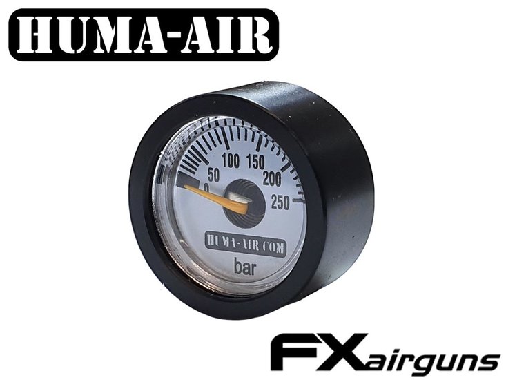 Black tactical pressure gauge cover 23 mm. for FX Impact short model (regulator pressure)