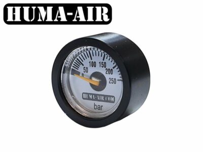 Black tactical pressure gauge cover for 23 mm pressure gauges