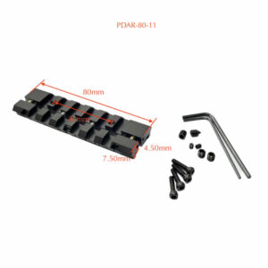 Eagle Vision 11 mm Dovetail To Picatinny Rail Adaptor 80 mm.