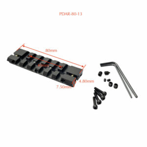 Eagle Vision 11 mm Dovetail To Picatinny Rail Adaptor 80 mm.