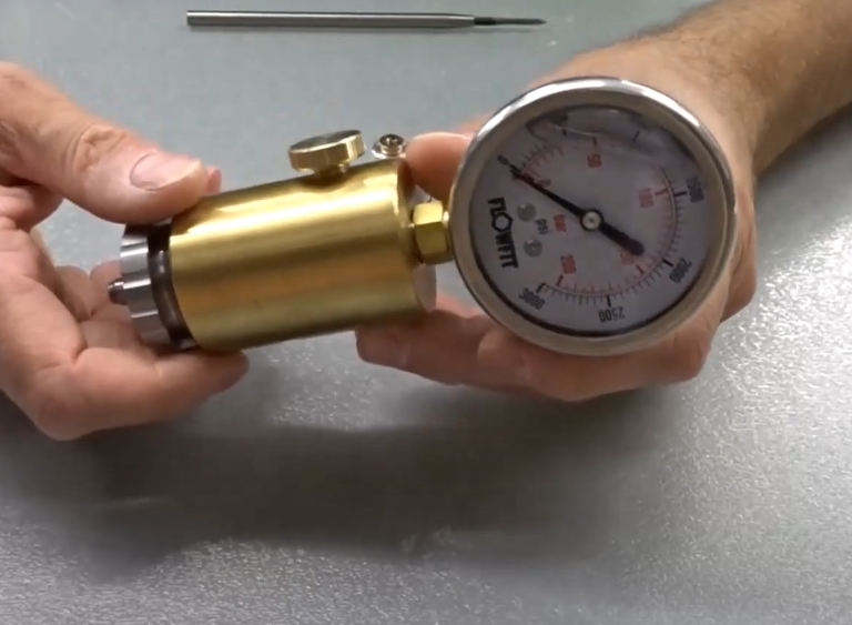 Video Huma-Air regulator tester for the Air Arms S200