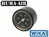 Wika black 28 mm regulator pressure gauge upgrade set 250 bar for Fx Impact MKII and M3 with optional black cover