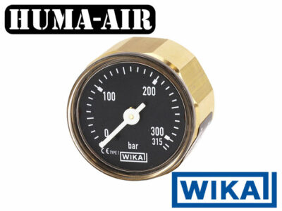 Wika Black Mini Pressure Gauge 28 mm 315 Bar G1/8 BSP
