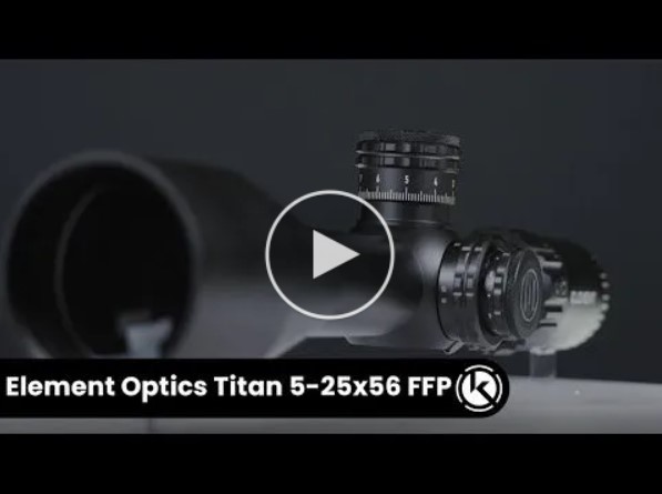 Video Element Optics Titan 5-25×56 FFP Riflescope