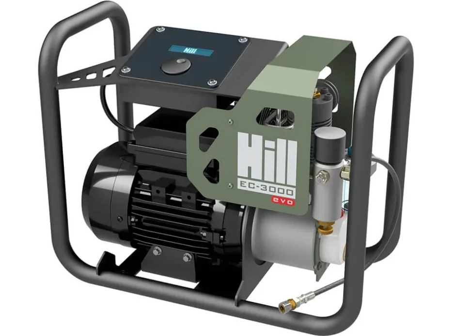 Hill EC-3000 EVO Compressor 300 bar 4500 Psi