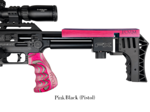 Laminated Pistol Grip Pink and Black By Form Rifle Stocks