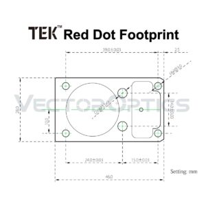 Mounting Base Raiser TEK Vector Optics (SCRA-67)