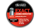 JSB .22 Jumbo Exact Monster Redesigned Deep Airrifle Pellets 25.39 Gr 200 pc (5,52) JSB .22 Jumbo Exact Monster Redesigned Deep Airrifle Pellets 25.39 Gr 200 pc (5,52)