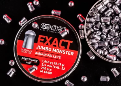 JSB .22 Jumbo Exact Monster Redesigned Deep Airrifle Pellets 25.39 Gr 200 pc (5,52)