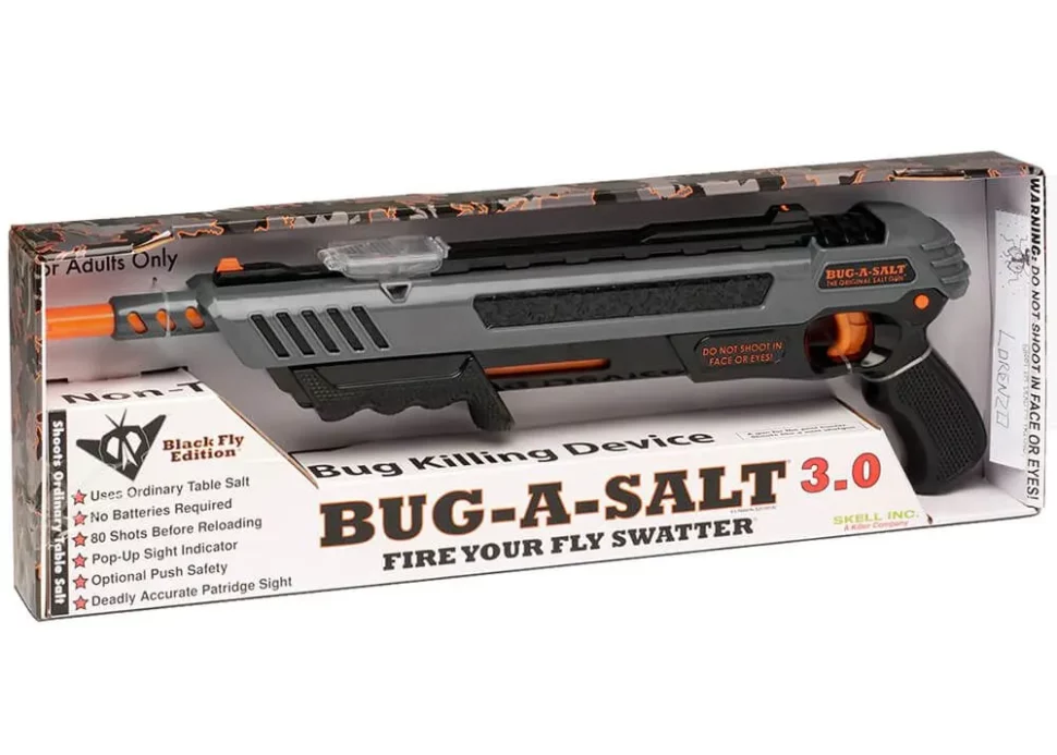 BugBuster Bug-A-Salt Black Fly 3.0 Fly Swatter